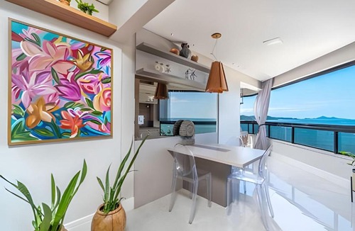Barra Sul Apartment | Panoramic View | Elegant 3 Suites | CURTA173