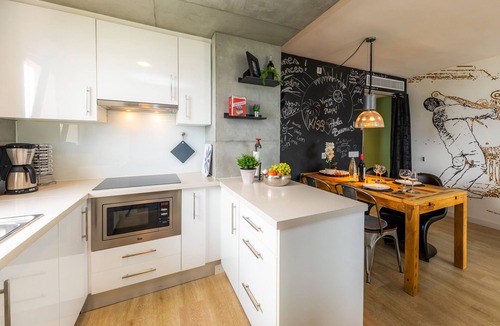 Sant Llorenc des Cardassar Apartment | Panoramic view - loft-style beachfront apartment - like staying with friends