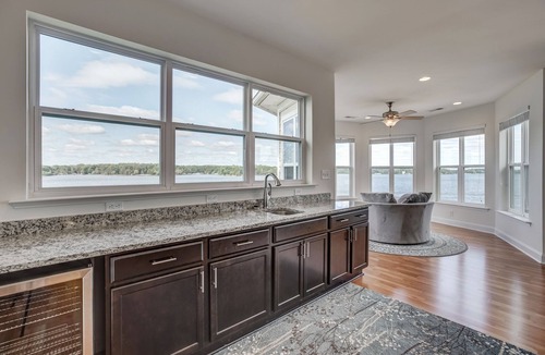 Bumpass House | Panoramic View of Water, Beautiful Sunset, Volleyball Court, Beach-Private Side