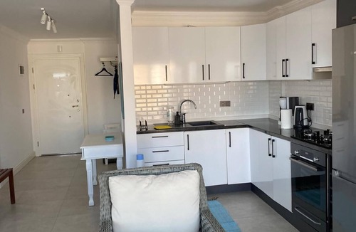 Kadıkale Apartment | Panoramic view - modern apartment with large private pool area, beach 1km
