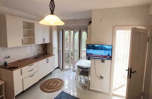 Kadıkale Apartment | Panoramic view - modern apartment with large private pool area, beach 1km