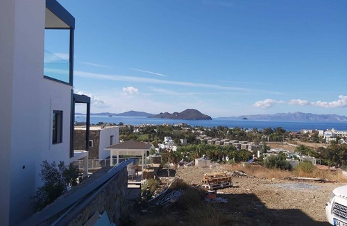 Kadıkale Apartment | Panoramic view - modern apartment with large private pool area, beach 1km