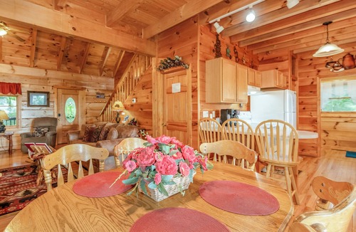 Pigeon Forge Cabin | Paradise Ridge Log Cabin. Spectacular Mountain and City View of Pigeon Forge
