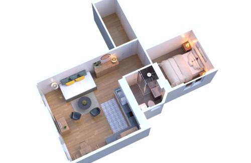 Quartier de la Porte-Saint-Denis Apartment | Paris Rooftop Views Cosy Separate Living Stay