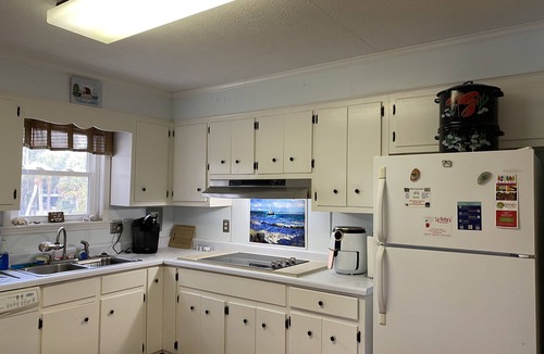 Edisto Island House | Partial OCEAN VIEW! Fenced yard bring doggo. WaterFront DOCK Fishing