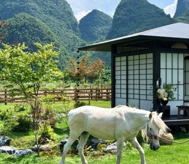 Yangshuo Hotel | PastForward Deer Luxury Maison & Café at Yulong River - Where past meets present, with deers by Karst view - Infinity pool & Rooftop Terrace - Complimentary Pick-up for Stays of 3 Nights
