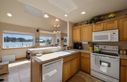 Rockaway Beach Condo | Peaceful 3BR lakeside home near the Oregon Coast with stunning views and cozy comfort.