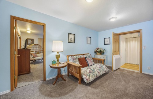 Cape Meares House | Peaceful 4BR Cape Meares Home | Ocean Views, Forest Setting, Wraparound Deck + King Bed