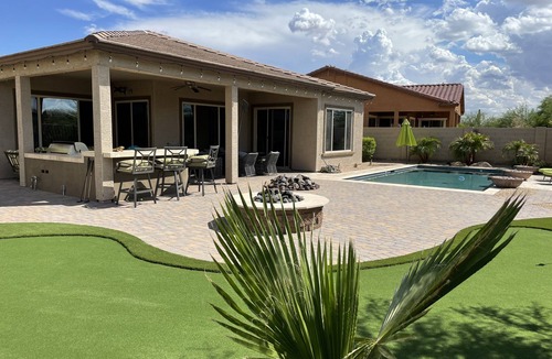 Montecito in Estrella House | Peaceful Desert View Oasis with Heated Pool
