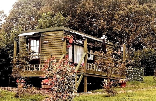 Hadlow Down Apartment | Peaceful en-suite cabin all mod cons. Close to and overlooking our fishing lake.