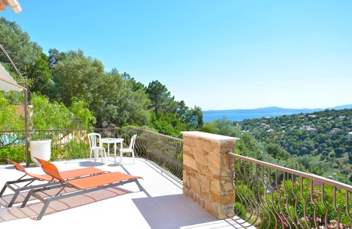 Les Issambres House | Peaceful Hillside Villa for 6 with Pool and Sea View in Les Issambres