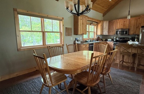 Menahga Cabin | Peaceful Lakefront Cabin w/Sauna & Loft-pet friendly