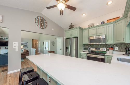 Oakland House | Peaceful Lakefront Gem w/Dock, Hot Tub, Game Room