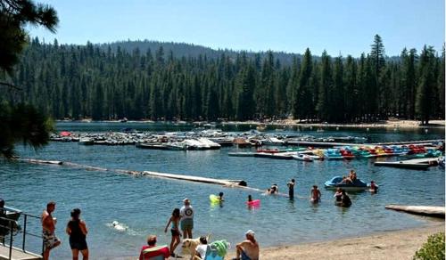 Long Barn House | Peaceful Mountain Cabin with Private Lake and Game Room Near Long Barn, California