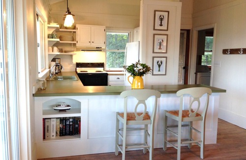 East Boothbay Cottage | Peaceful, Oceanfront Retreat, Sleeps 6, Semi-Private Sandy Swim Area