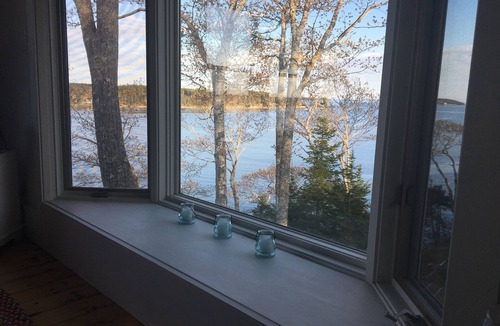 East Boothbay Cottage | Peaceful, Oceanfront Retreat, Sleeps 6, Semi-Private Sandy Swim Area