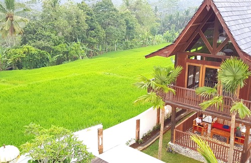 Keliki Villa | Peaceful Private Pool Villa - 9 BR with Amazing Green Rice Field View
