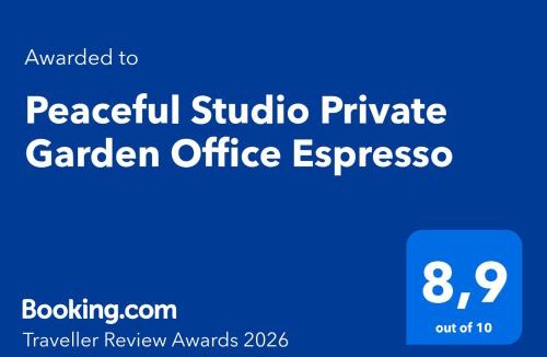 Ano Kipseli Apartment | Peaceful Studio Private Garden Office Espresso