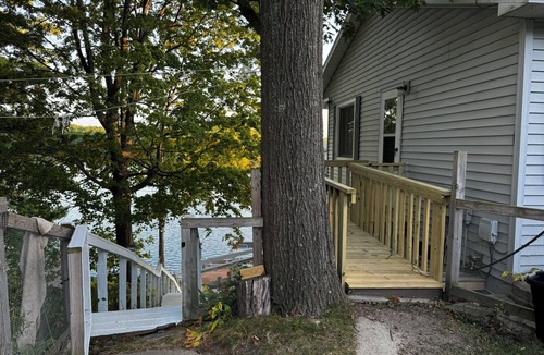 Big Rapids House | Peaceful Waterfront Living in a Cozy 2-Bedroom Duplex
