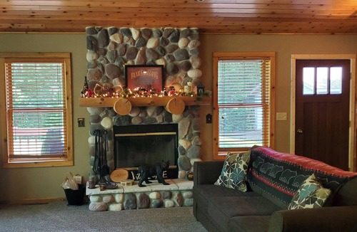 Iron River House | Peaceful Wooded Retreat Offering Immediate Access to all Trails and Area Lakes!