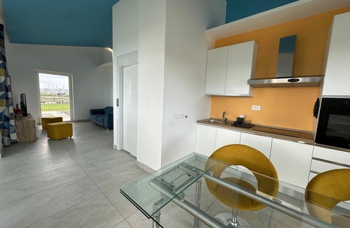 Zona XLIX Santa Maria di Galeria Apartment | PENTHOUSE WITH EXCEPTIONAL VIEWS OF THE ROMAN COUNTRYSIDE WITH LARGE CIRCULAR TERRACE