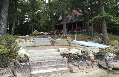 Gilford House | Perfect Family Retreat! Secluded Island "Rustic Luxury" log home on Mark Island