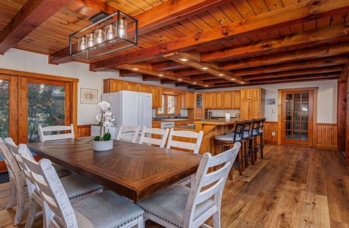 Mount Pleasant Mills Cabin | Perfect for couples, families, or small groups, this retreat blends serenity with style for an unforgettable getaway. Plenty of amenities to keep the family entertained indoors and out!