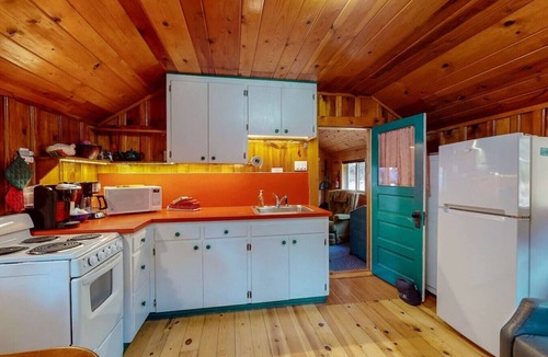 Joseph House | Perfect for a romantic getaway or small family trip, this inviting cabin offers comfort, charm, and an unbeatable location at Wallowa Lake
