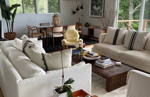 Clearwater Beach House | Perfect Mid-Century Private Waterfront East Hampton Retreat!