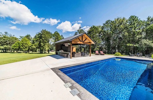 Fackler House | Perfect Secluded home with Private Pool, Hot Tub, Firepit, Children's Playground