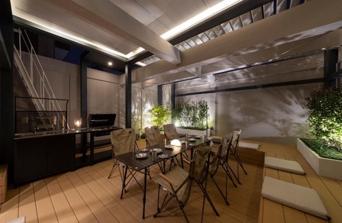 Tennoji Apartment | Personal Rooftop BBQ space! Shirakabanoyado - KI NO NOKI 白樺の宿 - 木の軒