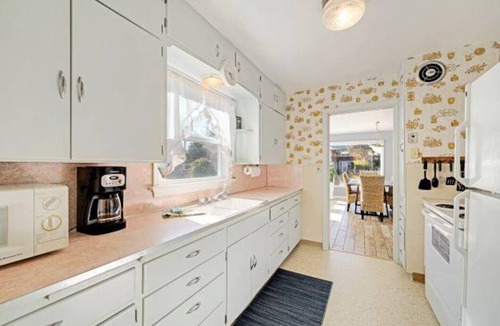 Rockaway Beach Cottage | Pet-friendly 3BR beach cottage with fenced yard, wood stove, and easy beach access.