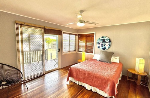 Evans Head House | Pet-friendly beach house with fenced yard, verandah, timber floors, carport, close to air beach