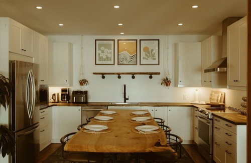 Sliammon House | Pet Friendly Beachfront Escape, Sauna (add on), Hot Tub, Fireplace & Storm Views