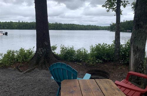 Naples RV Rental | Pet-Friendly Glamping Vacations at this Waterfront Safari Tent in Naples, Maine