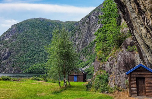 Fjæra House | Pet friendly home in Fjæra with house sea view