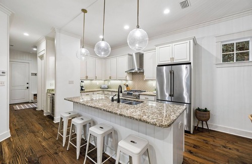 WaterSound West Beach House | Pet-Friendly Luxe Getaway w/Chef’s Kitchen, Bikes, Porch, & Easy Access to Beach