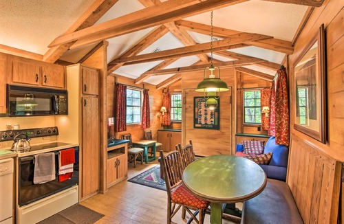 Marble Cabin | Pet-Friendly Marble Cabin w/Deck, Grill, Fire Pit