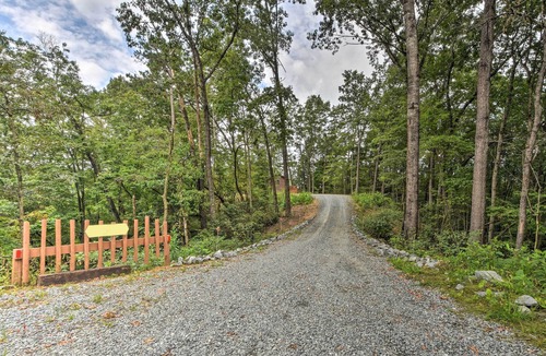 Marble Cabin | Pet-Friendly Marble Cabin w/Deck, Grill, Fire Pit