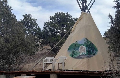 Salida RV Rental | Pet Friendly Mountain Tipi for Glamping in Salida, Colorado