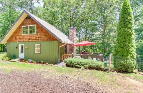 Murphy House | Pet-Friendly Murphy Home: Grilling Deck + Fire Pit