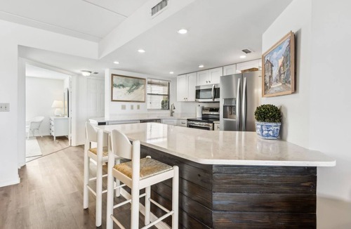 Amelia City Condo | Pet Friendly Oceanfront Sailmaker Condo | Ground Floor | Updated Kitchen | Steps to the Beach
