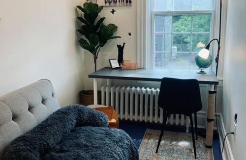 North End Apartment | Pet-Friendly Space #3 at Doggy Digs, King Bed and Office