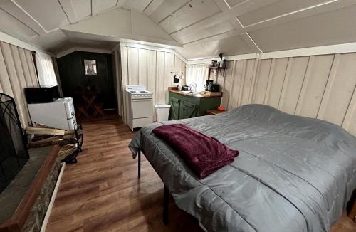 Christopher Creek House | Pet Friendly Studio Cabin with Fireplace near Tonto National Forest, Central Arizona