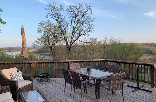 Shell Knob Cabin | Pet Friendly Table Rock Lake Cabin w/Stunning Lake Views of Shell Knob Bridge