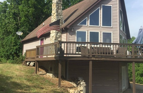 Shell Knob Cabin | Pet Friendly Table Rock Lake Cabin w/Stunning Lake Views of Shell Knob Bridge