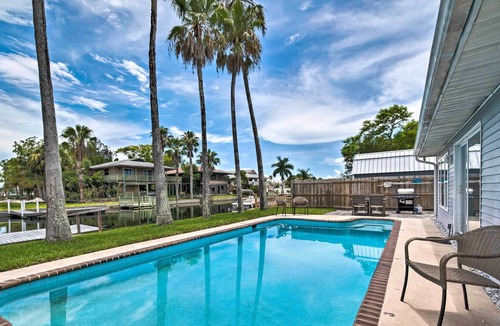Driftwood Isles House | Pet-Friendly Waterfront Paradise w/ Dock on Gulf!