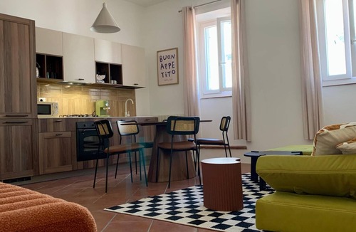 Acquasparta Apartment | Piazza Condo Suite with Balcony