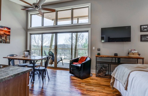 Pisgah Forest Cabin | PILOT COVE Studio Cabin - Modern Luxury w/Nature!