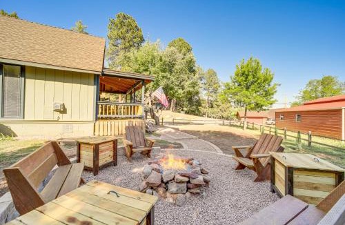 Pine House | Pine Cabin w/Fire Pit & Gazebo - Steps to Trails